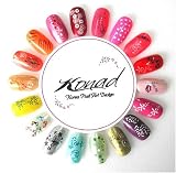 Konad Stamping Nail Art Custom Set 3 special polish 2 image plate stamper & pump