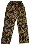 Fleur De Lis Lounge Pant , Black , Small