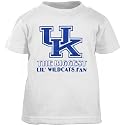 Kentucky Wildcats White Toddler Biggest Lil' Fan T-shirt