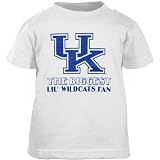 Kentucky Wildcats White Infant Biggest Lil' Fan T-shirt