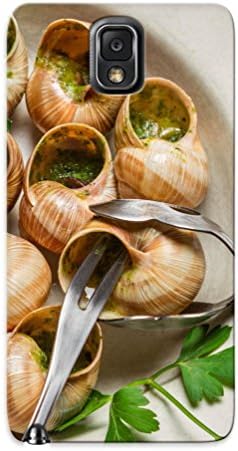 Appearance Snap-on Case Designed For Galaxy Note 3- Fried Snail Tongs Plate Fork (best Gifts For Lovers)