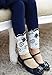 Romapig Winter Kids Girls Lace Flowers 3-7 Years Legging Pant Pink (6, Navy Blue)