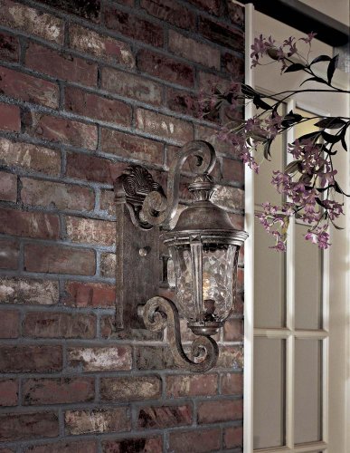 The Great Outdoors 8990-61 Outdoor Sconce, Vintage Rust