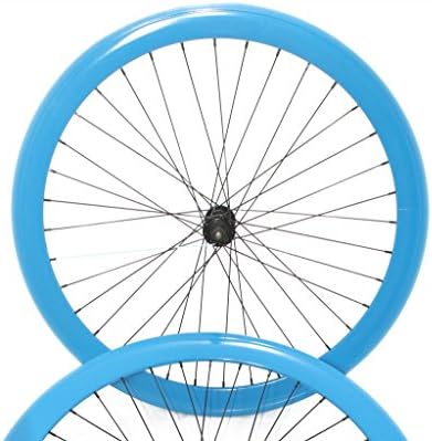 Freedom 700C *FRONT WHEEL ONLY* 50MM Fixie - Fixed Gear - Blue