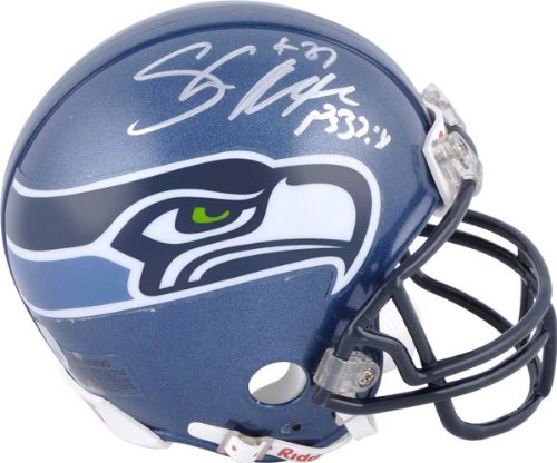 Shaun Alexander Seattle Seahawks Autographed Mini Helmet