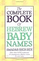 The Complete Book of Hebrew Baby Names