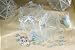 Pkg of 12 Baby Blue Lace Umbrella Baby Shower Favors