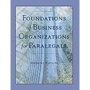 Foundations of Business Organizations for Paralegals
