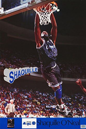 POSTER - Shaquille O'Neal Orlando Magic NBA Marketcom NBA-50