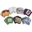 Lavender Fields French design boxed set of 6 hardboard and cork coasters