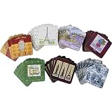 Lavender Fields French design boxed set of 6 hardboard and cork coasters
