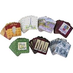 Lavender Fields French design boxed set of 6 hardboard and cork coasters
