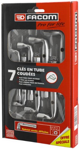 Clé à cliquet Facom Coffret douilles 1/2'' 6 pans métriques 19 pièces
