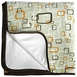JJ Cole Swaddle Blanket - Green Tiles