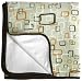 JJ Cole Swaddle Blanket - Green Tiles