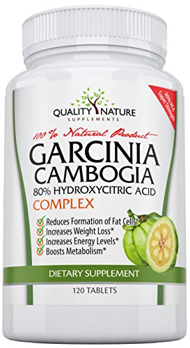 Quality Nature Garcinia Cambogia Extract Dietary Supplement, 120 Tablets Quality Nature Garcinia Cambogia Extract Dietary Supplement, 120 Tablets
