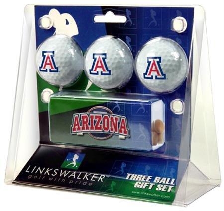 Arizona Wildcats Ua Ncaa Slider Hat Clip 3 Golf Ball Gift Packs