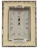 Happy 25th Silver Wedding Anniversary Quartz Clock Gift