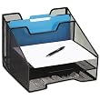 Mesh Combo Tray, for Letter/A4 Paper, Black