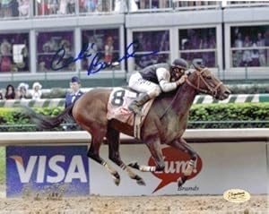 Calvin Borel Signed Mine That Bird Kentucky Derby 8x10 Action Wire Photo W/coa