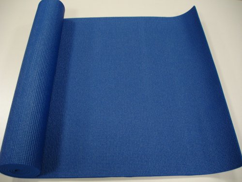1/4 Extra Thick Deluxe High Density ROYAL BLUE Yoga Mat