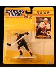 Toy: DANIEL ALFREDSSON / OTTAWA SENATORS 1997 NHL Starting Lineup Action Figure & Exclusive FLEER 96/97 Collector Trading Card - Kenner