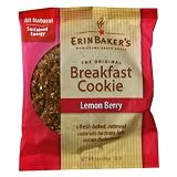 Erin Bakers Breakfast Cookie Lemon Berry, 3-Ounce Packages (Pack of 24)