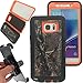 Vodico Samsung Galaxy Note 5 Phone Case with Screen Protector, Defender Camo Holster with Belt Clip Heavy Duty Shockproof Military Scratch Resistant Bumper Full Body Protective Case (Tree Orange)