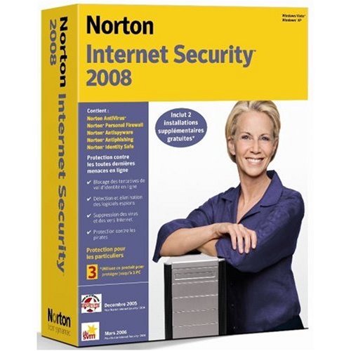 Norton Internet Security - 2008 - 3 utilisateurs