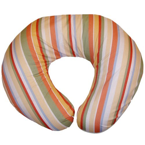 Boppy Bare Naked with Miracle Middle and Cabana Stripe Slipcover - Orange Multi
