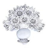 Pugster Clear Crystal Candy Bouquet Brooch