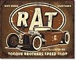 Torque - Rat Rod Metal Tin Sign 16"W X 12.5"H