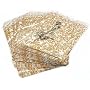 100 Gold Paper Gift Bags Shopping Sales Tote Bags 4 x 6"