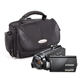 SAMSONITE Black & Silver Case Compatible With Samsung HMX-H200BP/XEU, SMX-C20BP Camcorders