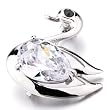 Cute Swarovski Crystal Goose Brooches And Pins