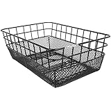 Sunlite Rack Top Wire/Mesh Basket, 10.25 x 15 x 5", Black