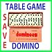 Classic Domino Table Game Set 28 Chips with Metal Spin