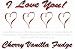 Gourmet Food : "I Love You" Cherry Vanilla Fudge Box