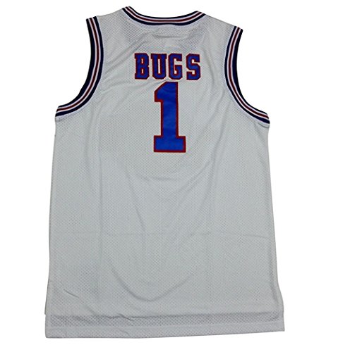 Bugs Bunny Space Jam Jersey White Basketball Jersey