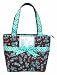 Lady Jayne Ltd. Insulated Lunch Tote, Chocolate Toile Design