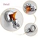 CrazyDeal Adjustable Attachable Rotatable Chromed Shower Head Holder