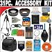 31 PC ULTIMATE SUPER SAVINGS DELUXE DB ROTH ACCESSORY KIT, INCLUDES FLASH, LENSES, FILTERS, ACCESSORIES AND MUCH MORE! For The Samsung GX-1L, GX-1S Digital SLR Cameras Which Have Any Of These Pentax (21mm, 35mm, 40mm, 43mm, 50mm, 70mm, 77mm, 100mm) Lenses + BONUS Gift = Waterproof Camera = Great For Kids