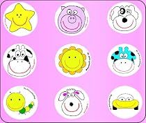 MY WEE FRIEND  - POTTY TRAINING MADE EASY  -  STICK IN POTTY AND WATCH THE FACE SMILE WHEN CHILD USES THE POTTY -  1 STICKER PER ORDER