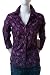 Heritage Floral Woven Long Sleeve Button Down Shirt Purple