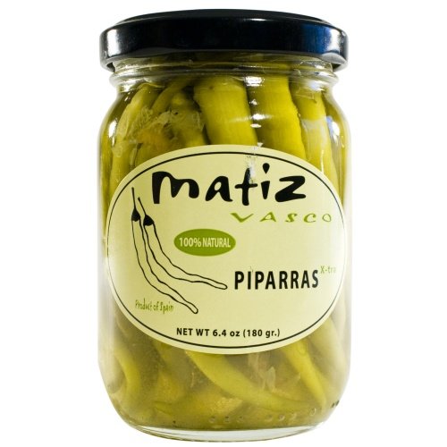 Buy Spanish Piparras by Matiz Vasco - 1 x 6.4 oz online at Discounted New and Used prices. Delivered to your door with Off-The-Bookshelf.