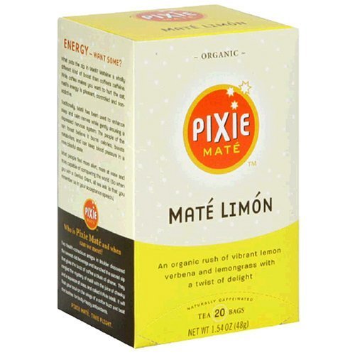 Pixie Mate Tea Bags, Mate Limon, 20-Count Box by Pixie Mate