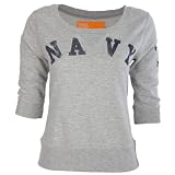 51LiYDnXRDL. SL160  Soul Cal Navy Crew Neck Sweat   Light grey   Womens