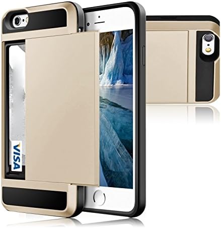 iPhone 6S Case , Aegis Slide Wallet Case Impact Resistant Protective Shell [Damda Slide][Heavy Duty Protection][Drop Protection] Anti-scratches Hard Cover For Apple iPhone 6 6S