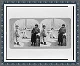 Historic Print (XL): Dr. Sheldon Jackson and government P.O. inspector enroute to Dawson City, Alaska