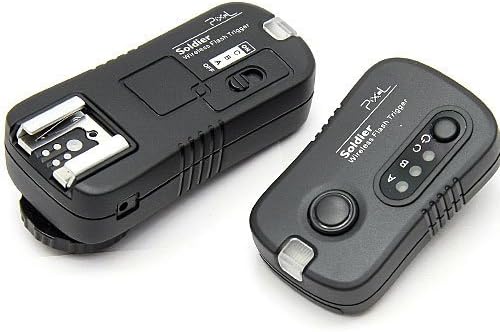 Pixel Soldier TF371 Wireless Grouping Flash Trigger for Canon with 2 Receivers